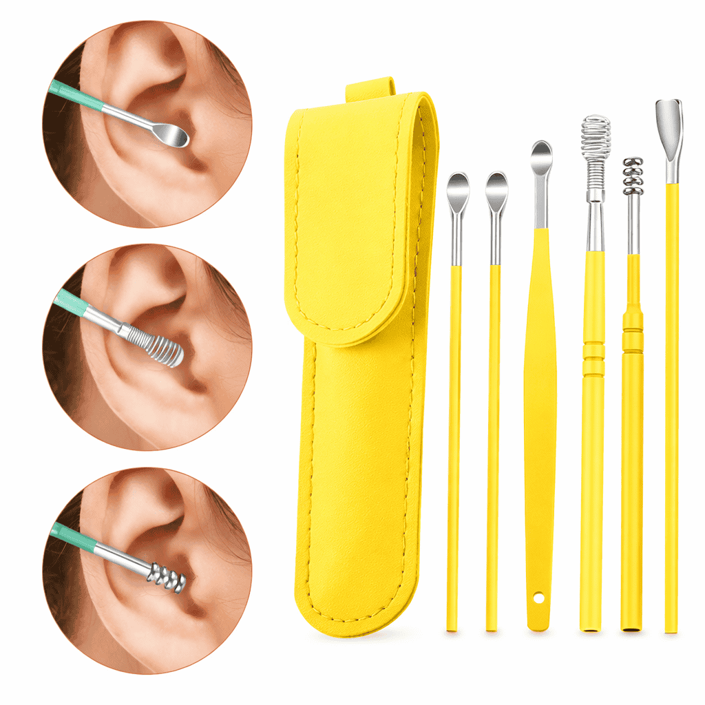 6-Pcs Stainless Steel Ear Cleaning Tool Kit