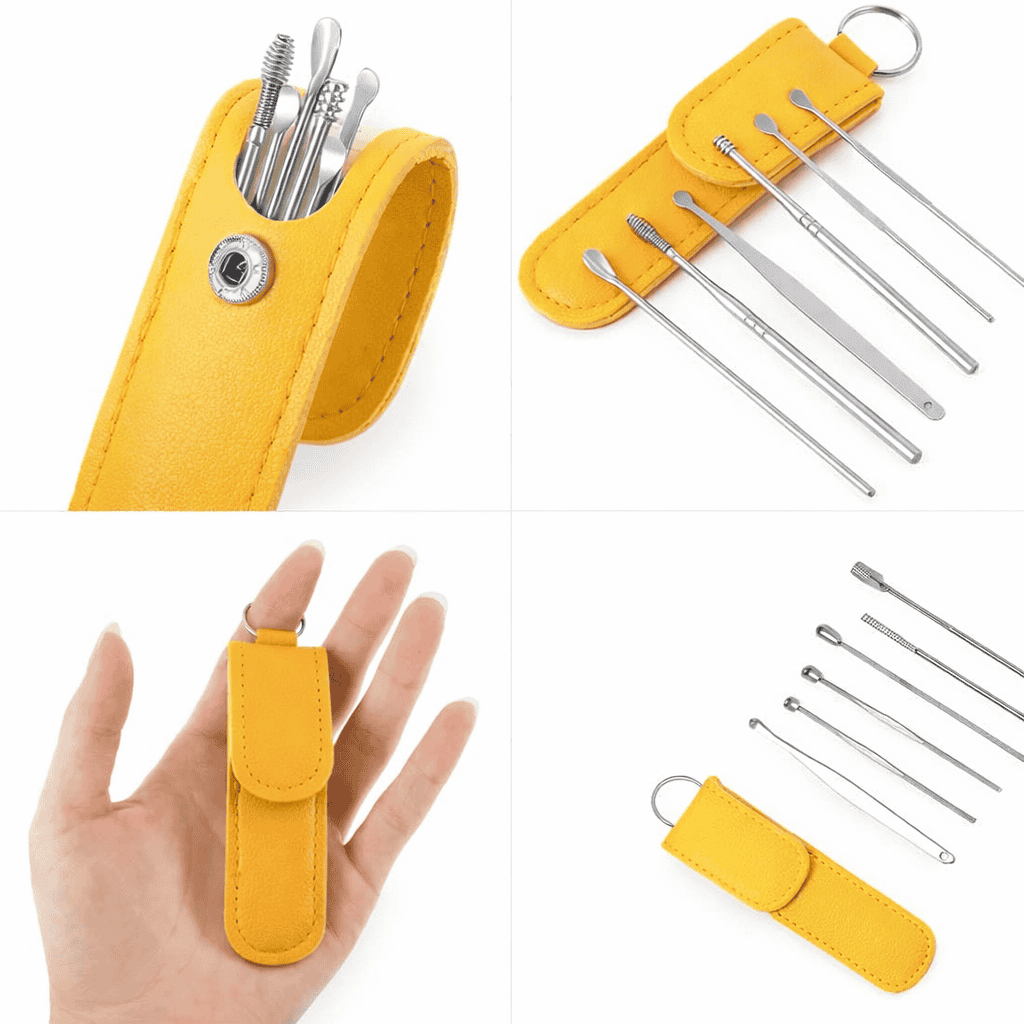 6-Pcs Stainless Steel Ear Cleaning Tool Kit