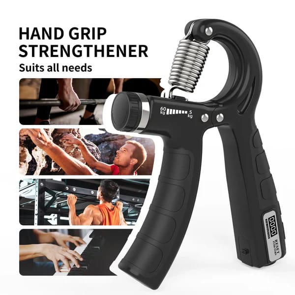Adjustable Hand Exerciser and Griper With Counter