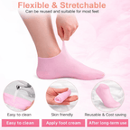 Silicone Moisturizing Socks for Cracked Heels & Dry Feet