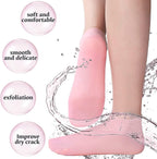 Silicone Moisturizing Socks for Cracked Heels & Dry Feet